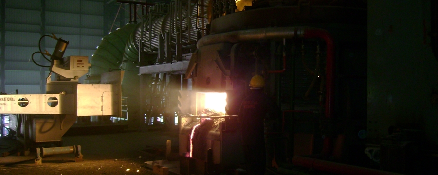 Zambia Arc Furnace in Melting Stage